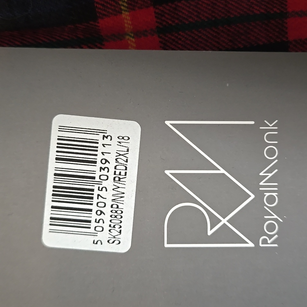 Royal Monk Pleated Plaid Kilt Skirt UK18 US14 100% Cotton - Picture 5 of 8